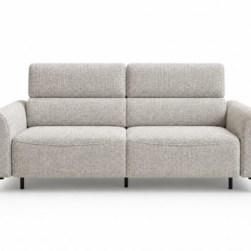 Canapea Extensibilă Modena, 208 cm, Pat 200 x 140 cm, Sistem Italian, Tetiere Reglabile, Design Modern Premium