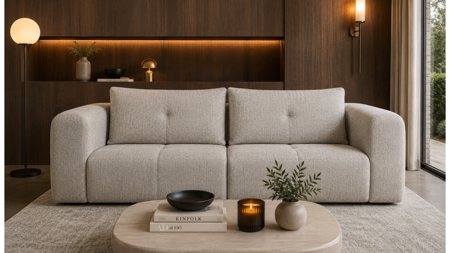Canapea Extensibilă Nossa, 248 cm, Funcție Pat 200 x 145 cm, Ladă de Depozitare, Design Modern Premium